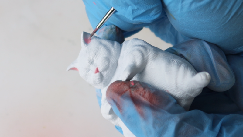 【原創作品】3D列印了胖貓 參