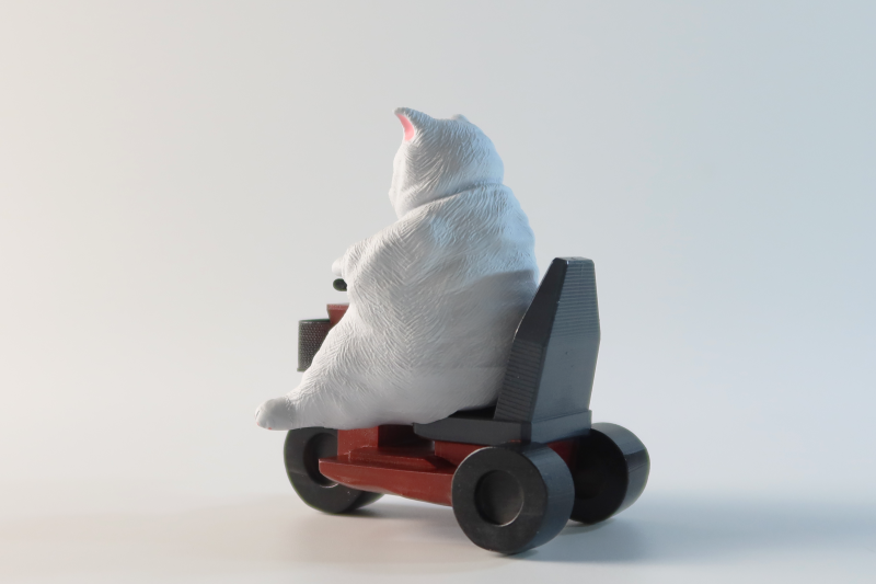 【原創作品】3D列印了胖貓 參