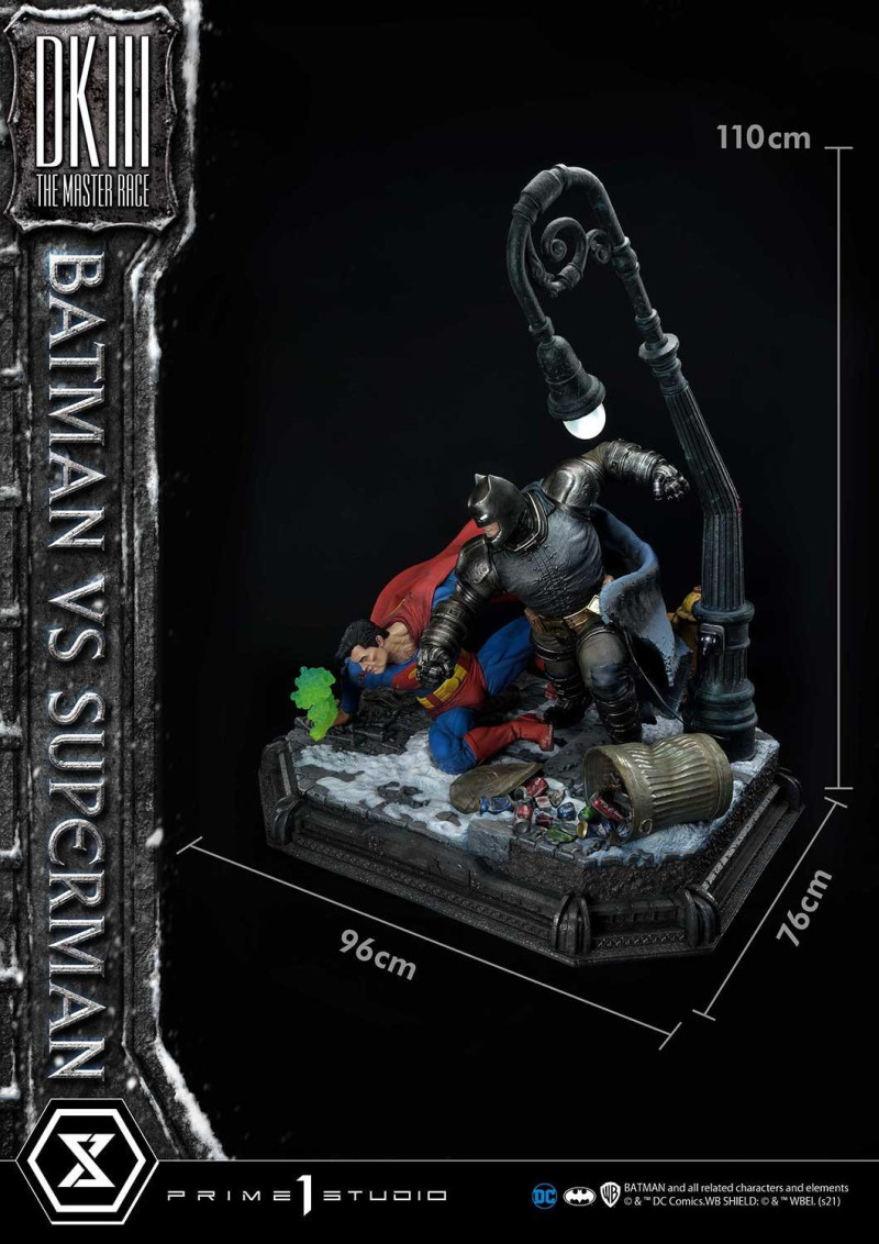 Prime 1 Studio《蝙蝠俠：黑暗騎士歸來》蝙蝠俠大戰超人（バットマンVSスーパーマン）1/3 比例全身雕像 普通版/DX版