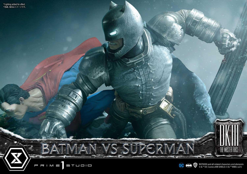 Prime 1 Studio《蝙蝠俠：黑暗騎士歸來》蝙蝠俠大戰超人（バットマンVSスーパーマン）1/3 比例全身雕像 普通版/DX版
