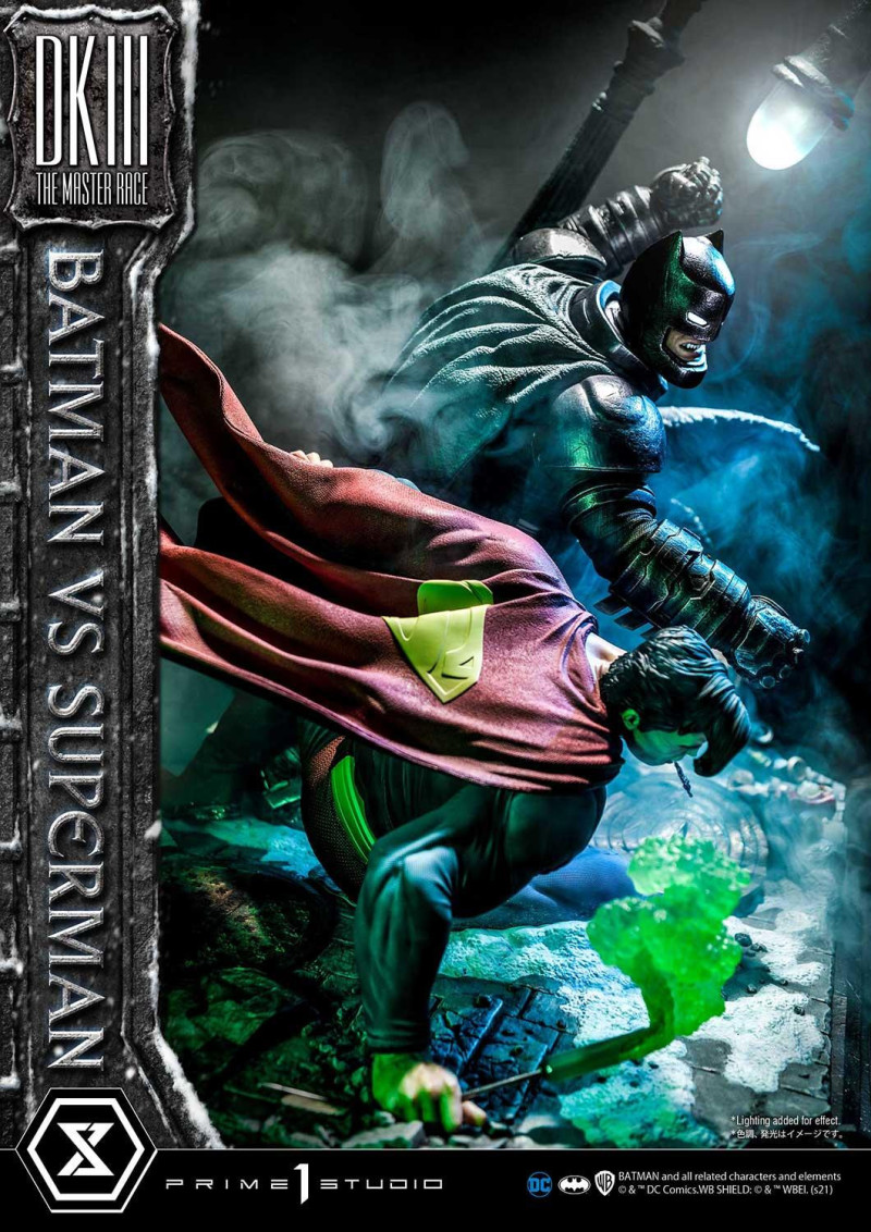 Prime 1 Studio《蝙蝠俠：黑暗騎士歸來》蝙蝠俠大戰超人（バットマンVSスーパーマン）1/3 比例全身雕像 普通版/DX版