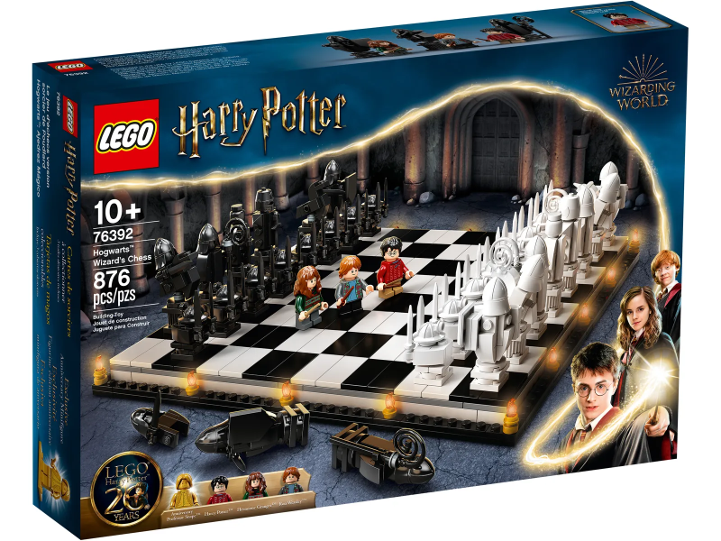 LEGO 76392《哈利波特》霍格華茲巫師棋（Hogwarts Wizard’s Chess）超帶感的樂高西洋棋登場啦