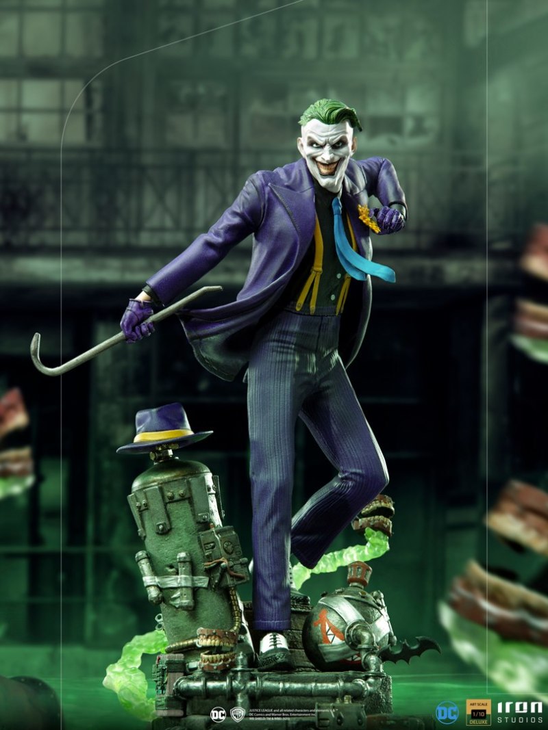 Iron Studios Art Scale 系列 DC Comics【小丑】The Joker  1/10 比例全身雕像 普通版/DX版