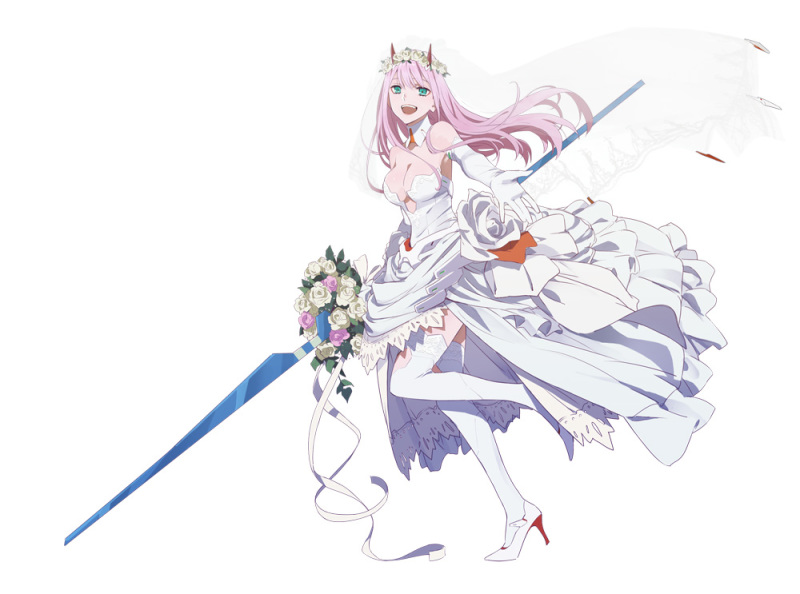 02我婆!GSC《DARLING in the FRANXX》02 For My Darling 結婚禮服 1/7 比例模型