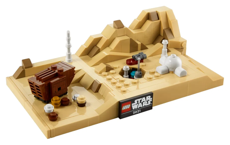 LEGO 40451《曙光乍現》塔圖因家園(Tatooine Homestead)精巧微型比例再現經典場景!