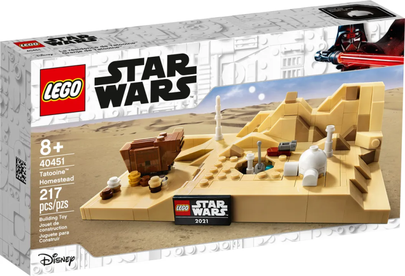 LEGO 40451《曙光乍現》塔圖因家園（Tatooine Homestead）精巧微型比例再現經典場景！