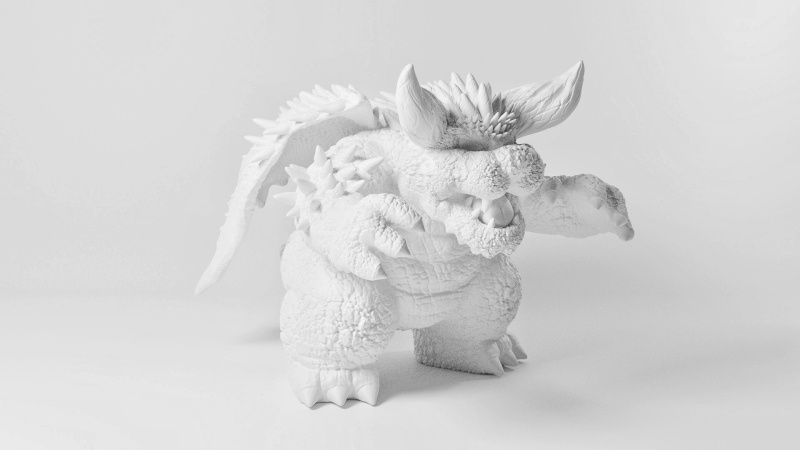 最近大家都在狩獵,那就3D列印龍吧!