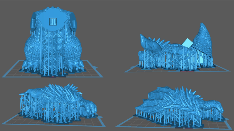 最近大家都在狩獵,那就3D列印龍吧!