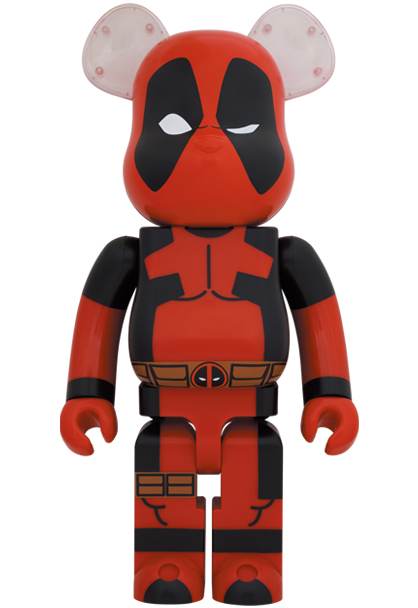 BE@RBRICK MARVEL「死侍（DEADPOOL）」100％&400％套裝組、1000％同步登場 賤嘴傭兵化身為熊！