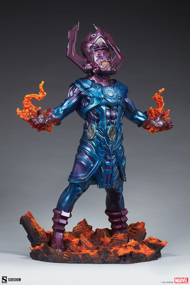 Sideshow MARVEL 漫畫「行星吞噬者」(Galactus)全身雕像 吞噬越多變得越強的宇宙神堂堂降臨!