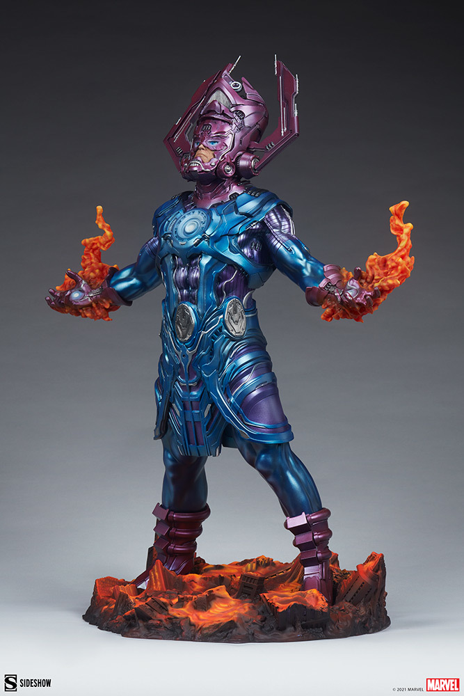 Sideshow MARVEL 漫畫「行星吞噬者」(Galactus)全身雕像 吞噬越多變得越強的宇宙神堂堂降臨!
