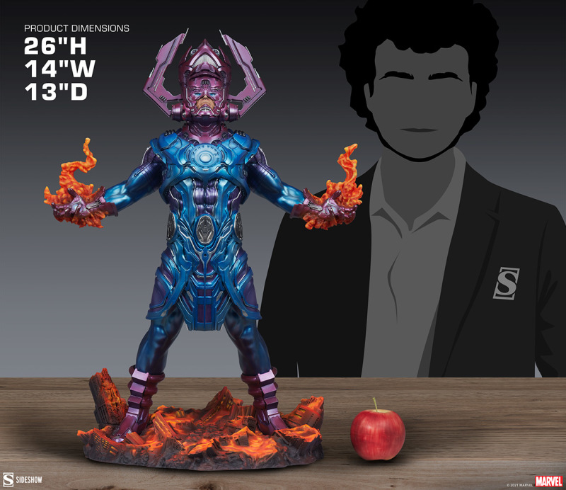 Sideshow MARVEL 漫畫「行星吞噬者」(Galactus)全身雕像 吞噬越多變得越強的宇宙神堂堂降臨!