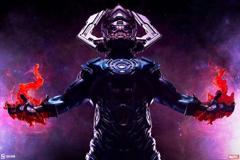 Sideshow MARVEL 漫畫「行星吞噬者」(Galactus)全身雕像 吞噬越多變得越強的宇宙神堂堂降臨!