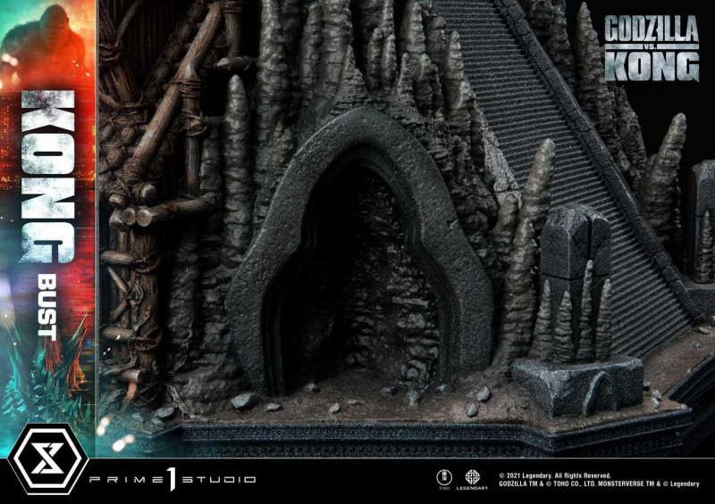 金剛派站出來！Prime 1 Studio《哥吉拉大戰金剛》大魄力「金剛胸像」骷髏島霸主歸位！