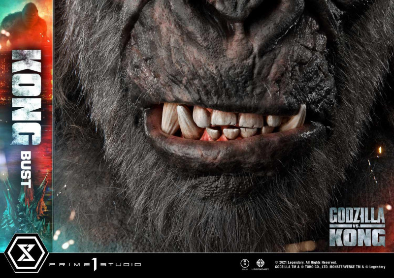 金剛派站出來！Prime 1 Studio《哥吉拉大戰金剛》大魄力「金剛胸像」骷髏島霸主歸位！
