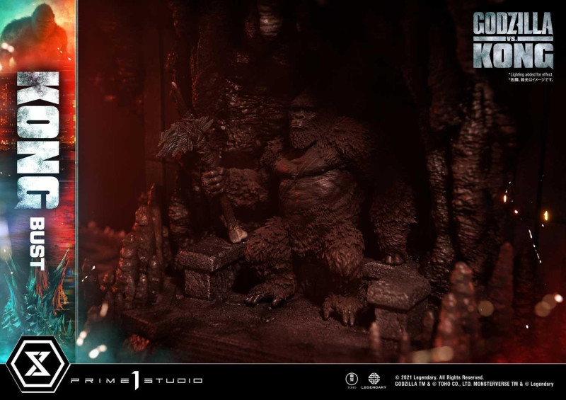 金剛派站出來！Prime 1 Studio《哥吉拉大戰金剛》大魄力「金剛胸像」骷髏島霸主歸位！
