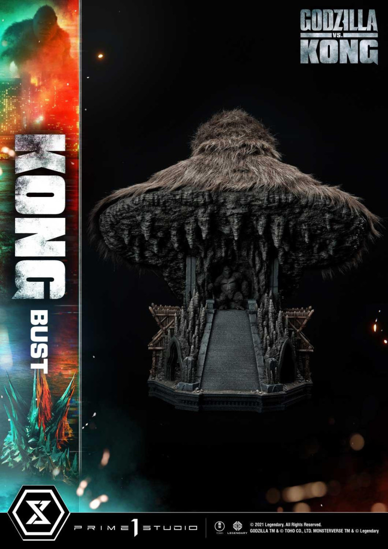 金剛派站出來！Prime 1 Studio《哥吉拉大戰金剛》大魄力「金剛胸像」骷髏島霸主歸位！