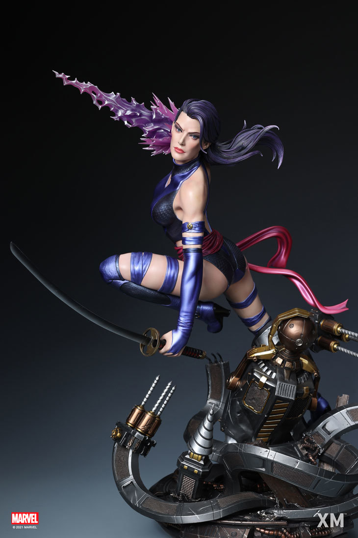 XM Studios Premium Collectibles 系列 MARVEL X戰警【靈蝶】Psylocke 1/4 比例全身雕像