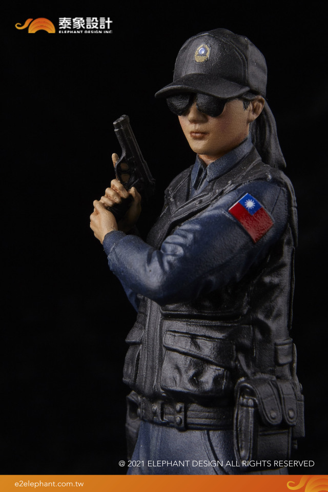 泰象設計－國軍守護家園系列『中華民國憲兵：黑色勤務服 Ver.（ROC Military Police）』1/10 比例全身雕像作品！忠貞登場！