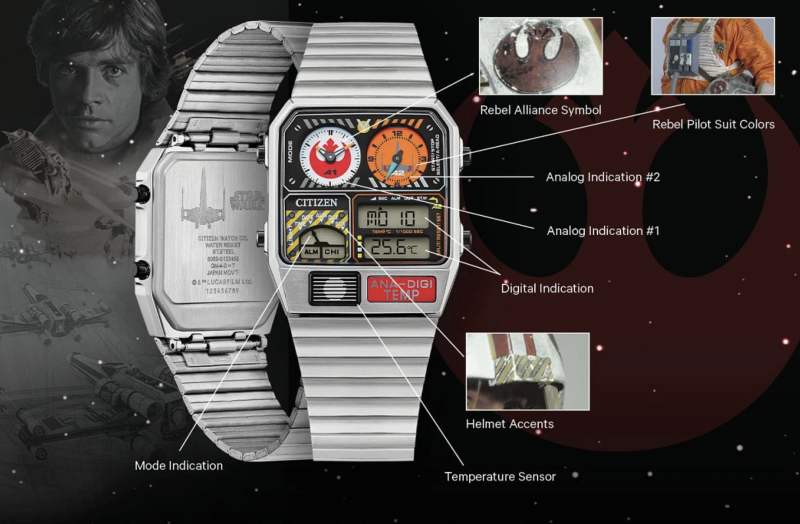 CITIZEN WATCH ×《星際大戰》兩款聯名手錶（美國）發表 從錶面就能感受到緊張刺激的空中追逐戰！