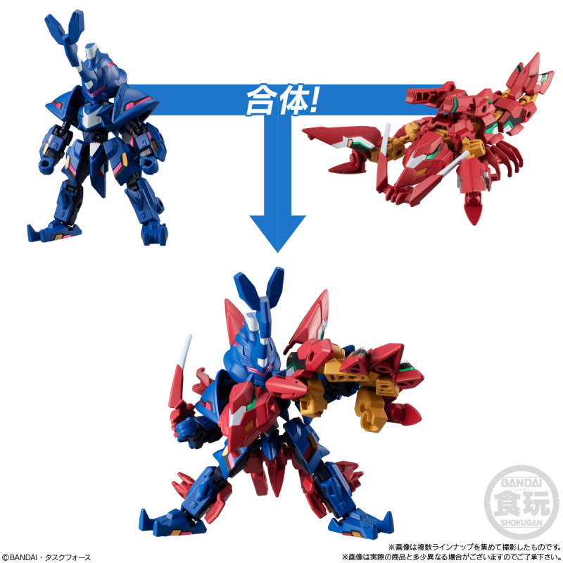 新增兩機合體系統!萬代人氣食玩『ANIMAGEAR DE』進化版 08 月發售!