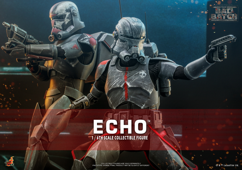 Hot Toys – [TMS042] -《星際大戰：瑕疵品》回音（Echo）1/6 比例收藏級人偶 利用豐富替換件再現多功能超強右手！