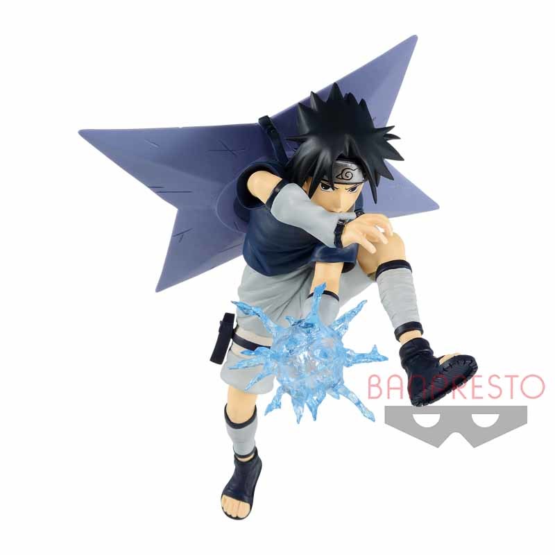 BANPRESTO VIBRATION STARS 系列《火影忍者》宇智波佐助（うちはサスケ）景品 背負巨大手裡劍的躍動姿態！