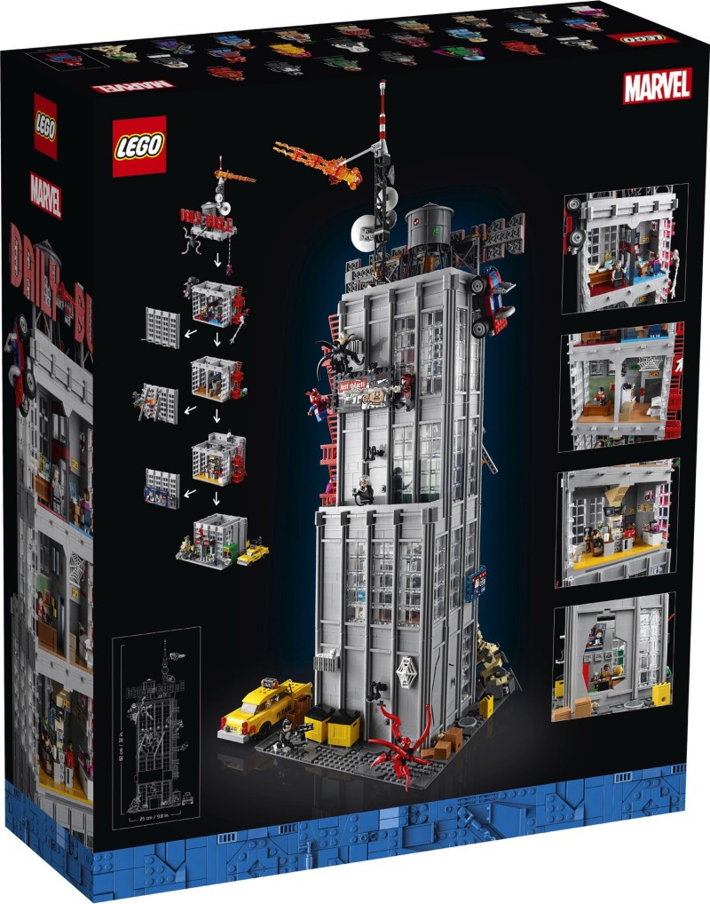 LEGO 76178 MARVEL【號角日報】Daily Bugle 高達 82 公分的超猛大廈 豪華人偶陣容堪稱蜘蛛宇宙大集合!