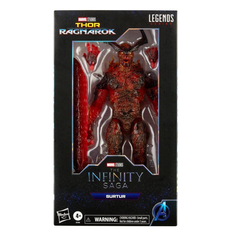 Hasbro 漫威傳奇系列《雷神索爾3:諸神黃昏》蘇爾特爾(Surtur)13 吋可動人偶 將阿斯嘉破壞殆盡的火焰巨人!