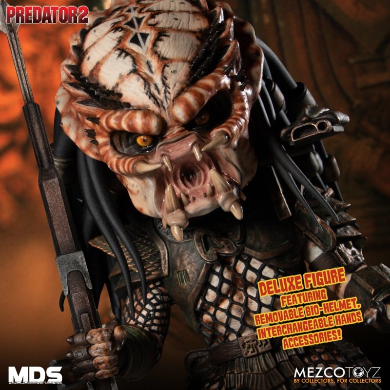 MEZCO TOYZ MDS 系列《終極戰士2》城市獵人終極戰士（City Hunter Predator）豪華版