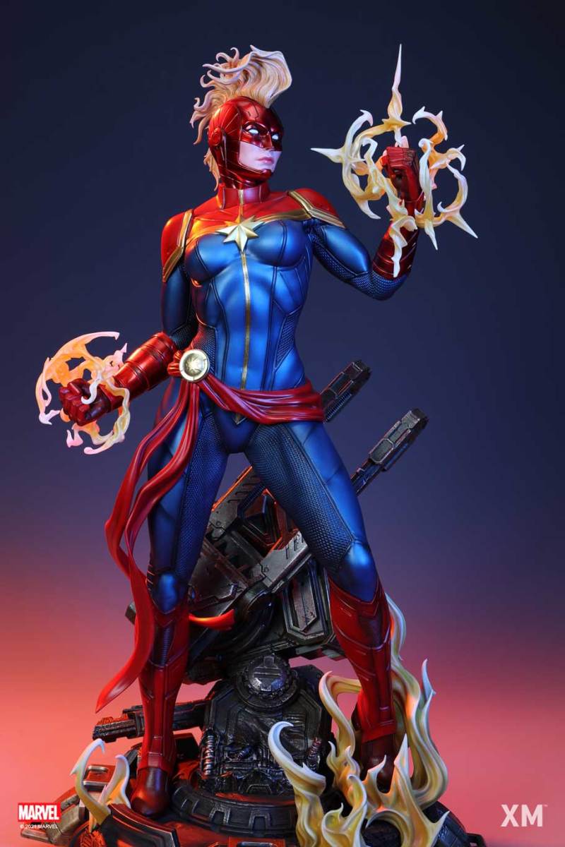 XM Studios Premium Collectibles 系列 MARVEL【驚奇隊長】Captain Marvel 1/4 比例全身雕像