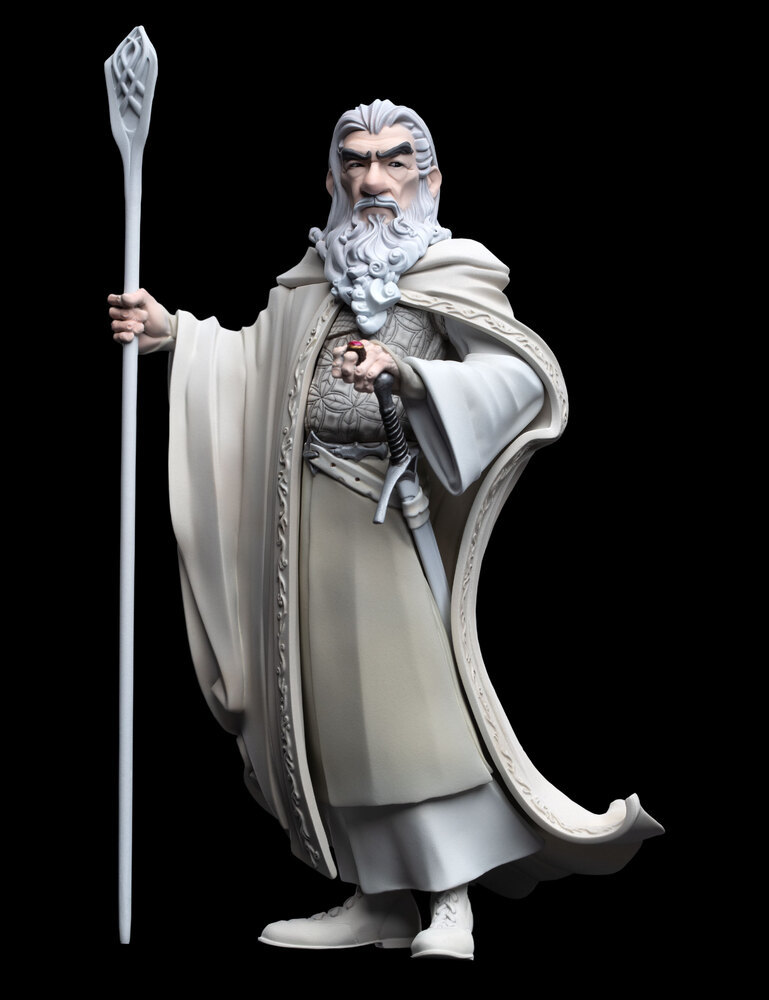 WETA Mini Epics 系列《魔戒》白袍甘道夫（GANDALF THE WHITE）搪膠人偶