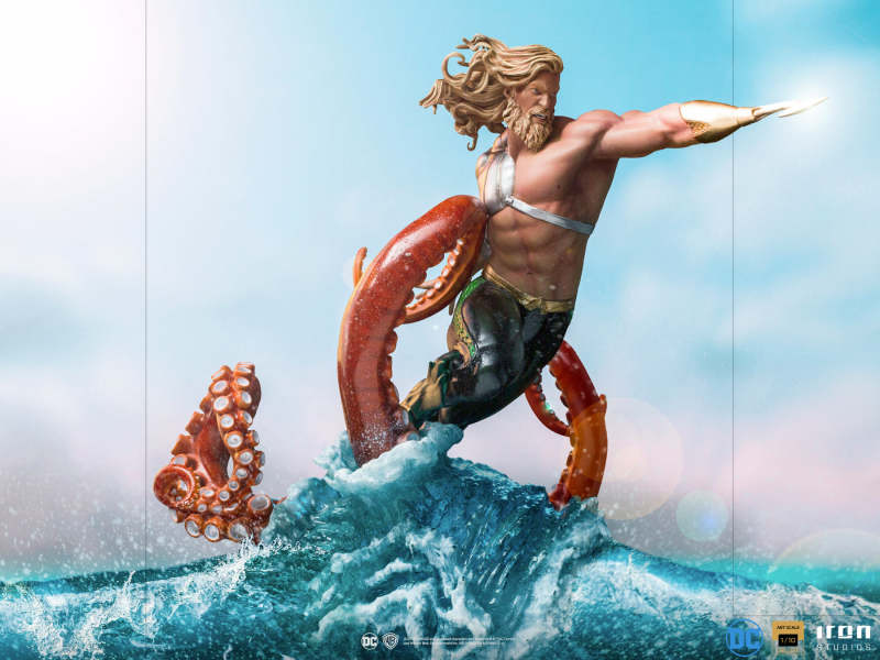 Iron Studios Art Scale 系列 DC Comics【水行俠】Aquaman 豪華版 1/10 比例全身雕像
