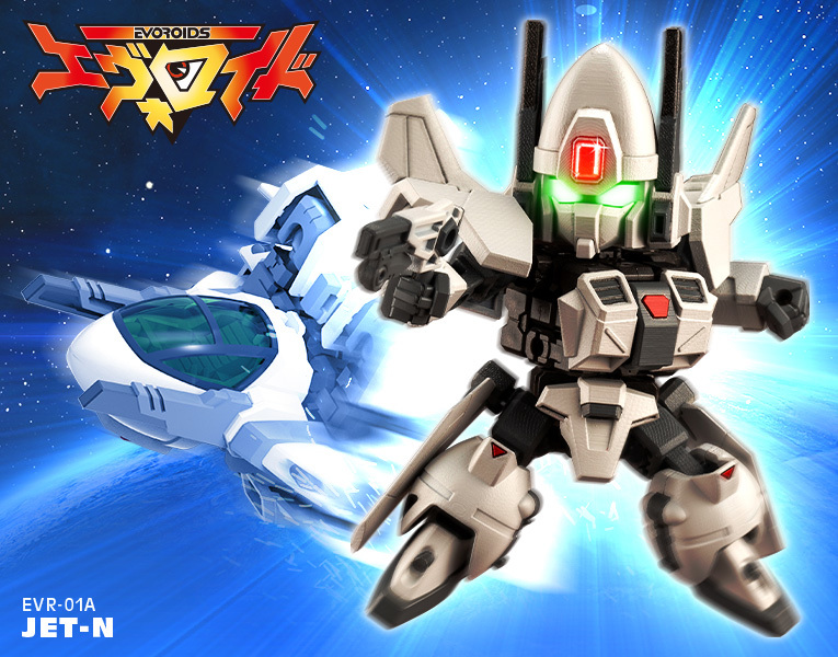 壽屋『機甲換裝EVOROIDS EVR-01A JET-N』全新低齡向組裝模型 12 月發售！