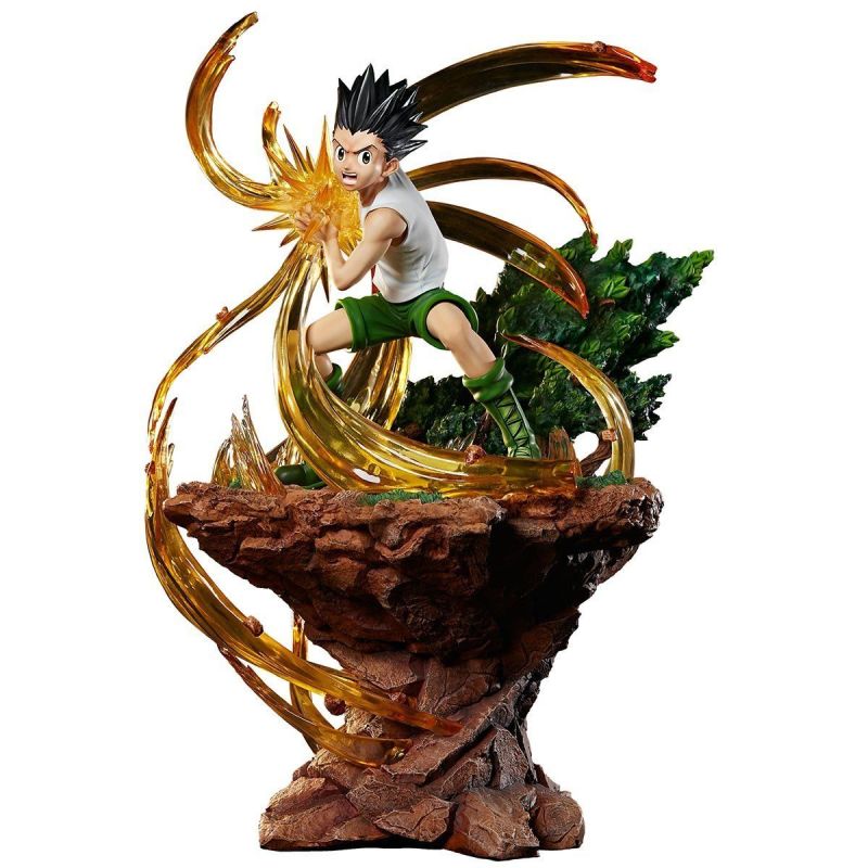 竟然有61公分高！BANDAI《HUNTER×HUNTER 獵人》雕像系列 小傑・富力士