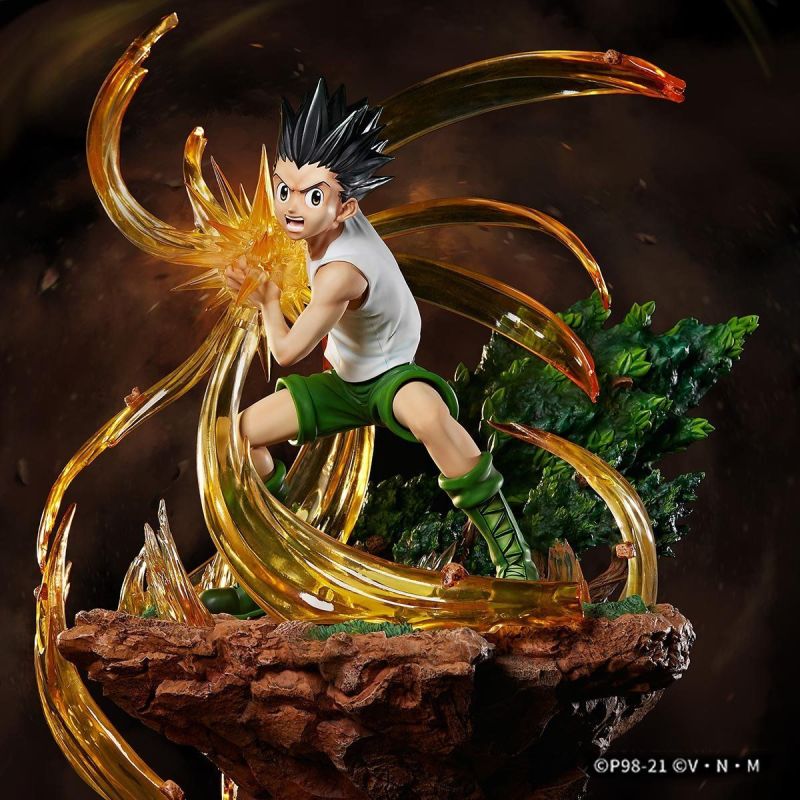 竟然有61公分高!BANDAI《HUNTER×HUNTER 獵人》雕像系列 小傑・富力士