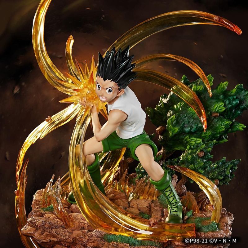 竟然有61公分高!BANDAI《HUNTER×HUNTER 獵人》雕像系列 小傑・富力士