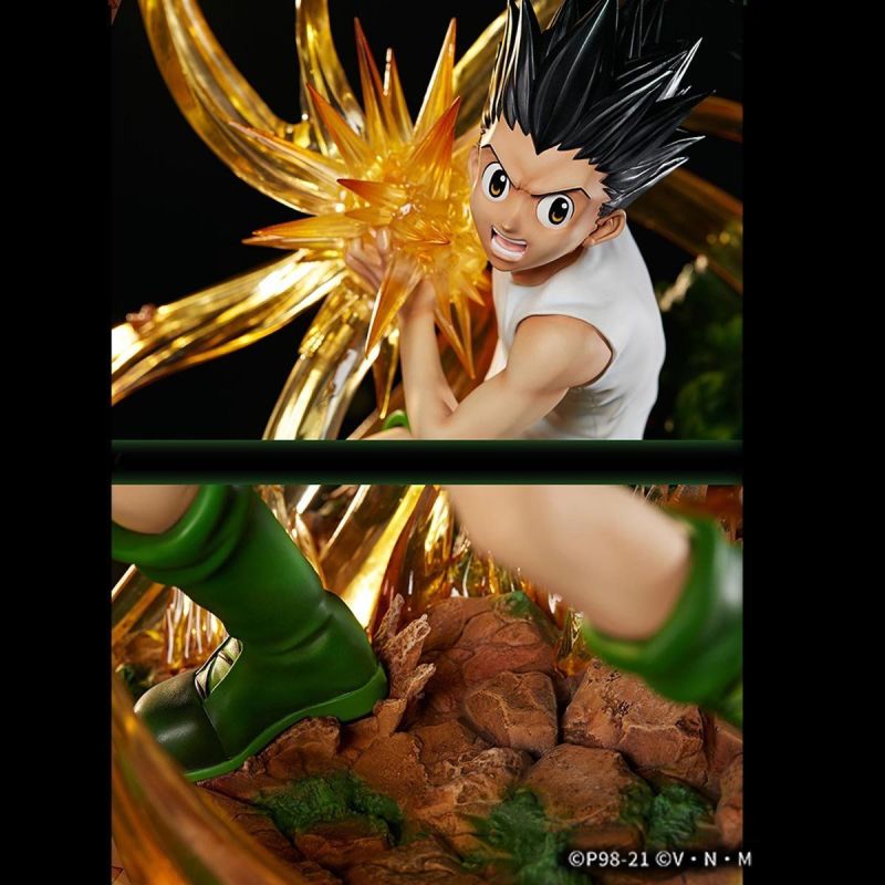 竟然有61公分高!BANDAI《HUNTER×HUNTER 獵人》雕像系列 小傑・富力士
