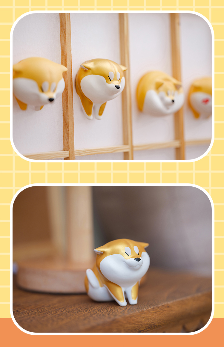 空想造物×西風八爪「阿柴枸杞 柴犬屁屁」磁鐵盲抽盒玩　胖到卡住的爆笑模樣再現！