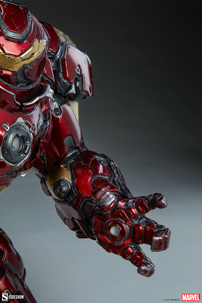 Sideshow MARVEL【浩克大戰浩克毀滅者】Hulk vs Hulkbuster 全身雕像 大魄力登場!