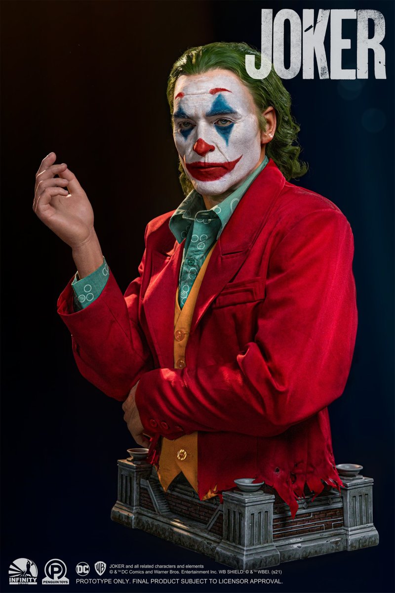 神韻極真實還原！Infinity Studio《小丑》JOKER 亞瑟‧佛萊克 1:1半身胸像