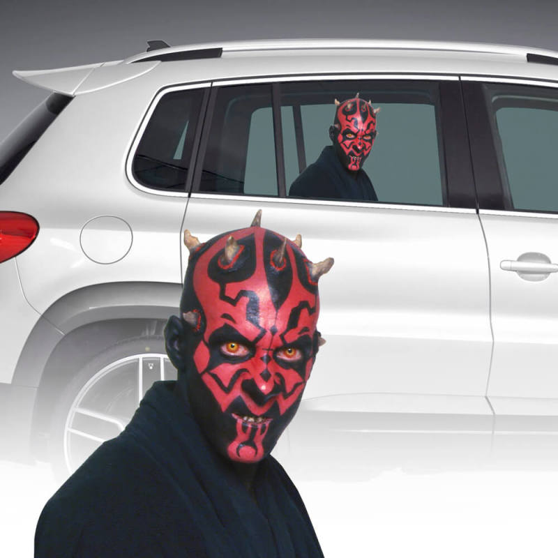 FanWraps《星際大戰》Passenger Series「達斯·魔（Darth Maul）遮陽貼」挑釁意味滿滿的西斯尊主就在你後座！