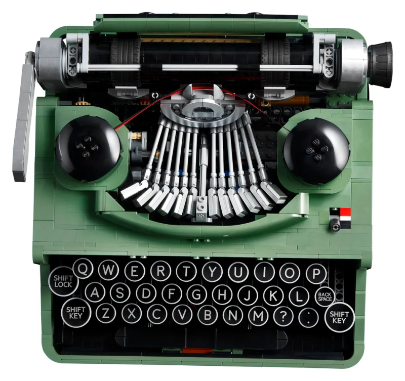 LEGO 21327 Ideas 系列【打字機】Typewriter 濃厚復古風味的老式打字機 