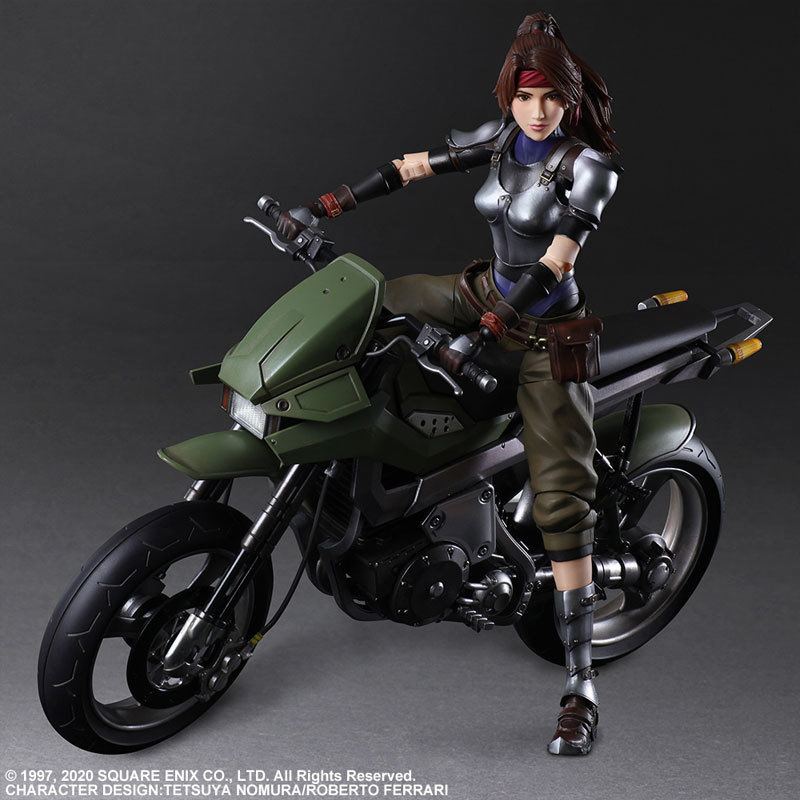 真女主角登場!PLAY ARTS改『FF7重製版 潔西&機車套組』明年 03 月發售