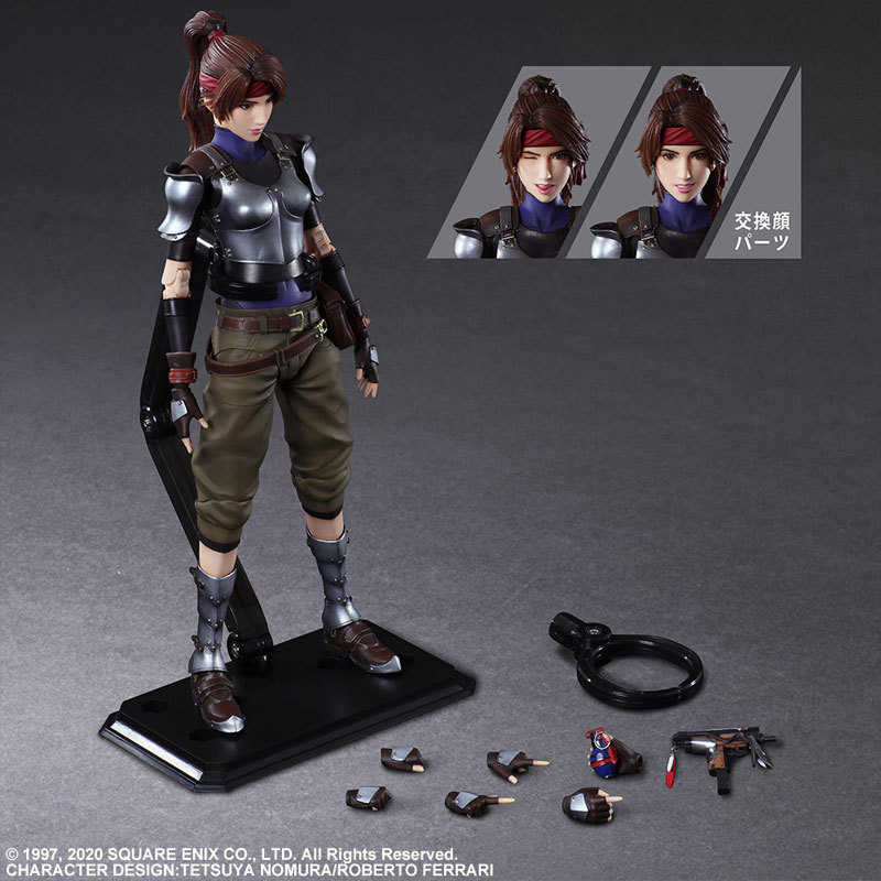 真女主角登場!PLAY ARTS改『FF7重製版 潔西&機車套組』明年 03 月發售