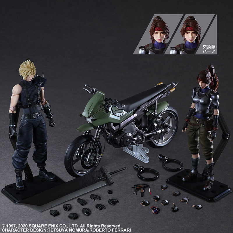 真女主角登場!PLAY ARTS改『FF7重製版 潔西&機車套組』明年 03 月發售