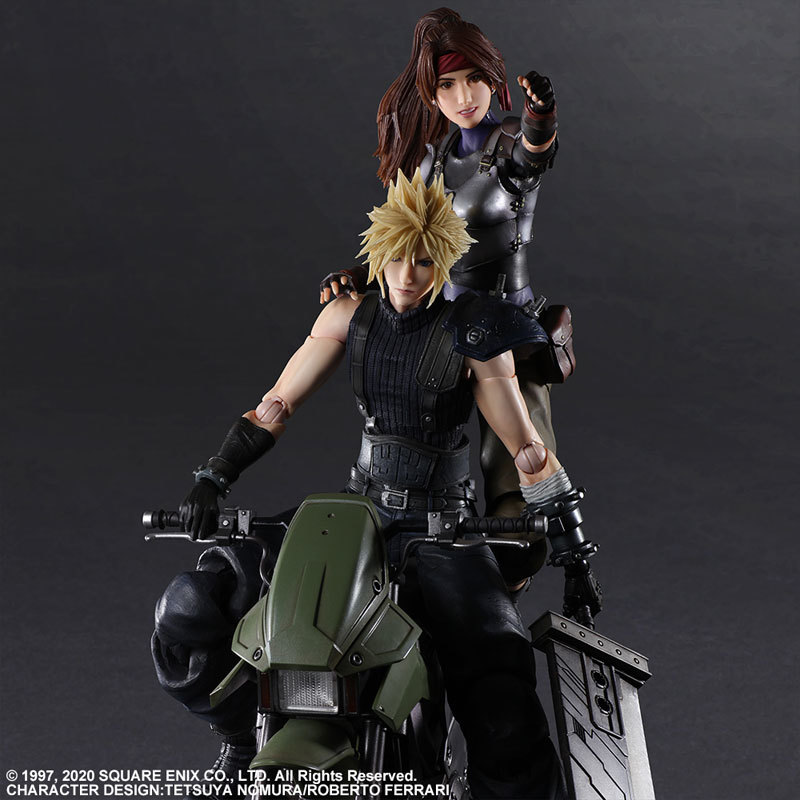 真女主角登場!PLAY ARTS改『FF7重製版 潔西&機車套組』明年 03 月發售