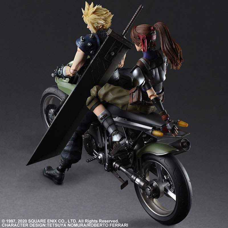真女主角登場!PLAY ARTS改『FF7重製版 潔西&機車套組』明年 03 月發售