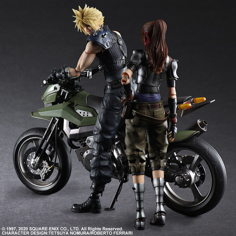 真女主角登場!PLAY ARTS改『FF7重製版 潔西&機車套組』明年 03 月發售