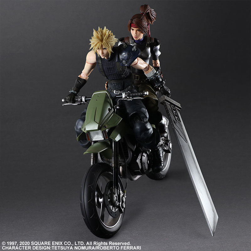 真女主角登場!PLAY ARTS改『FF7重製版 潔西&機車套組』明年 03 月發售
